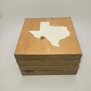 Coasters with Texas Print (4)